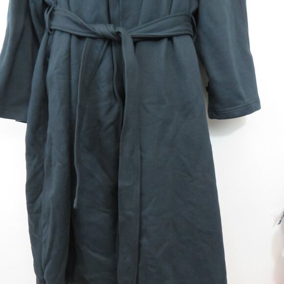 NWT $248 Skims Size Small Boyfriend Fleece Oversized Trench Coat In Washed Onyx - Picture 7 of 12